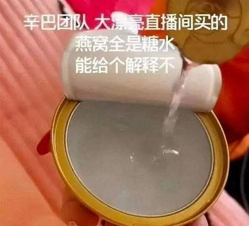 爆料辛巴燕窝当事人视频,揭秘真相与争议  第1张